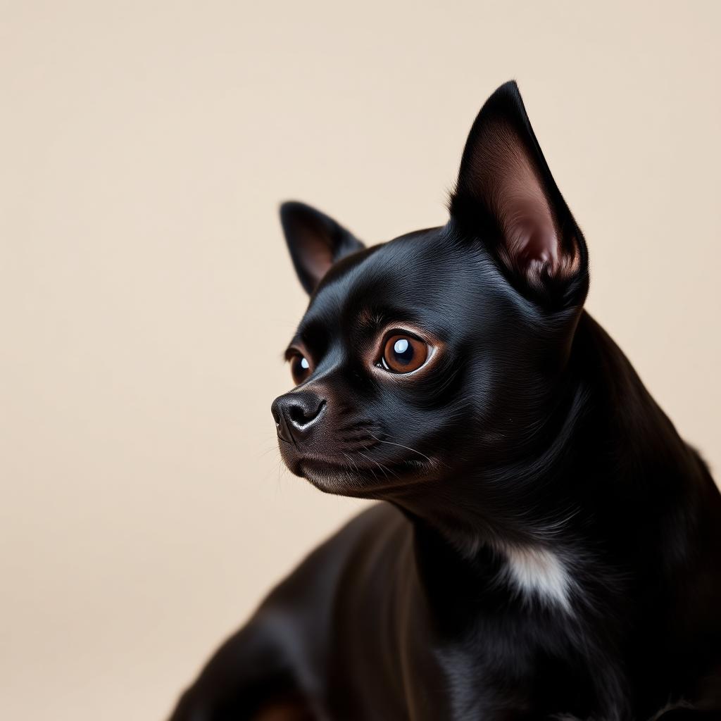Chihuahua color Negro