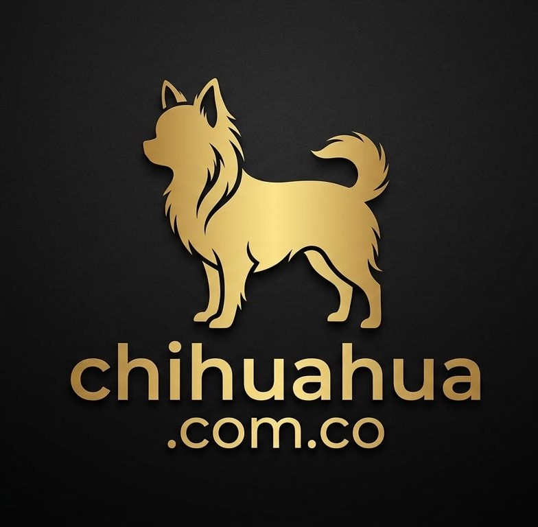 Chihuahua dorado emblema de la marca